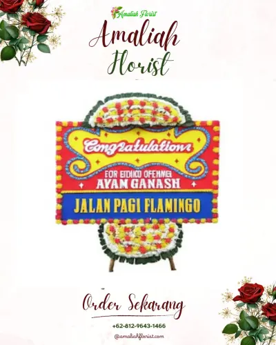 Bunga Papan Congratulation di Magetan